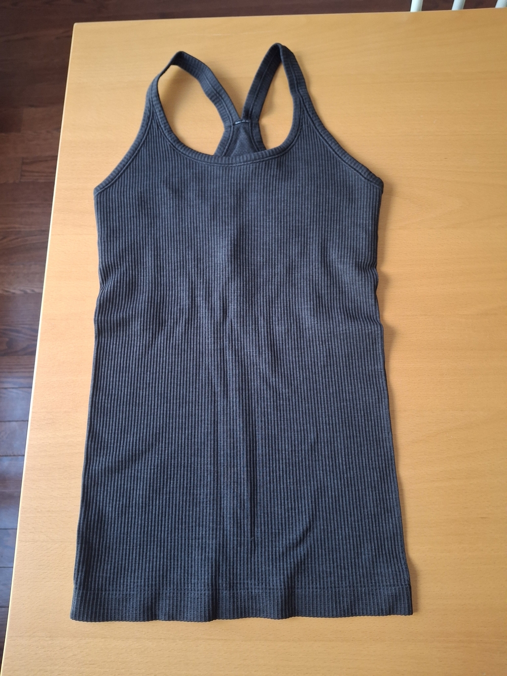 Lululemon Sleeveless Ribbed Tank Top - Charcoal